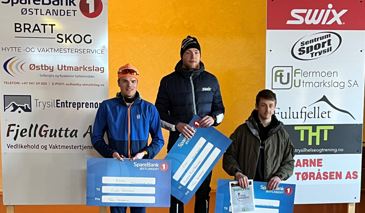 Andreas Ruud-Tronsmoen og Fanny Marie Møller Endresen vinnere av Trysil Skimaraton 2023